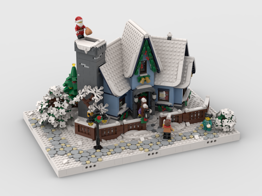 MOC - Winter Village - Display for set 10293 Santa's Visit