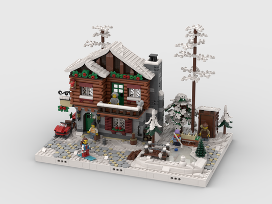 MOC - Winter Village - Display for set 10325 - Alpine Lodge