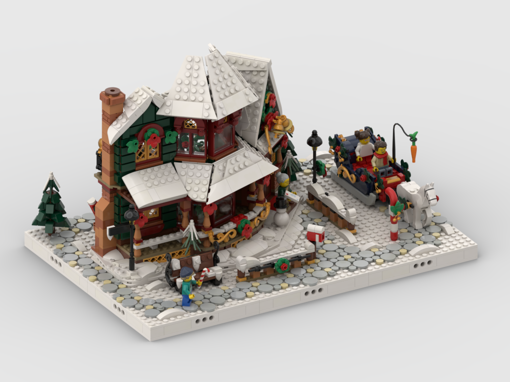 MOC - Winter Village - Display for set 11387-1 - Holiday House