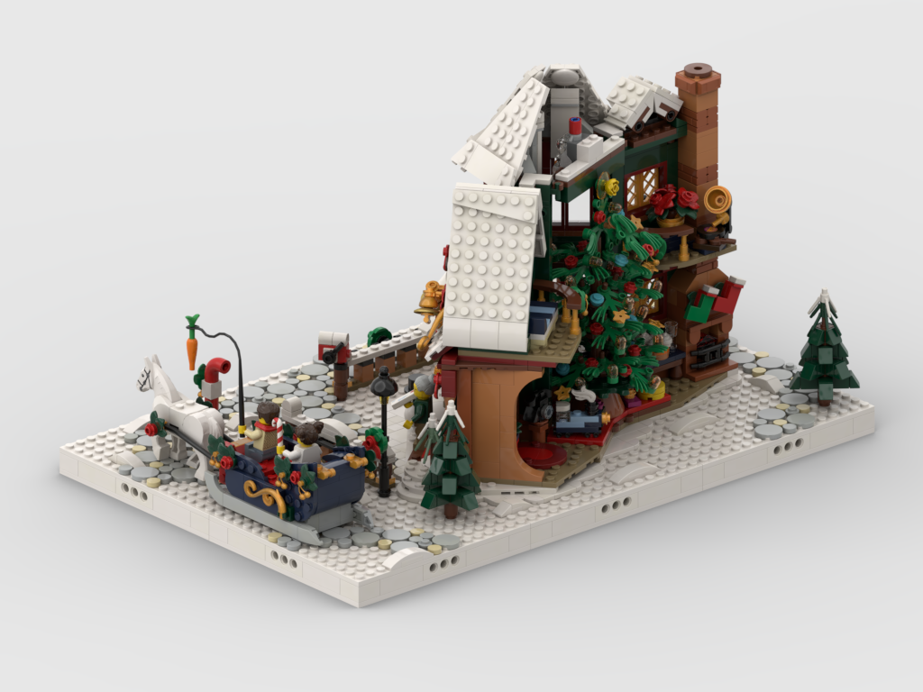 MOC - Winter Village - Display for set 11387-1 - Holiday House