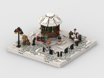 MOC - Winter Village - Display for set 40778-1 - Winter Gazebo