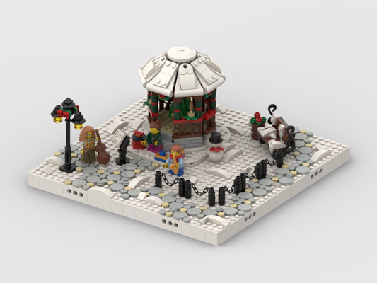 MOC - Winter Village - Display for set 40778-1 - Winter Gazebo
