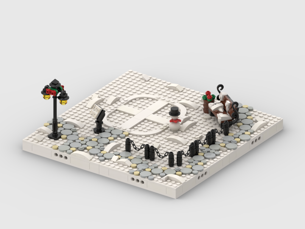MOC - Winter Village - Display for set 40778-1 - Winter Gazebo