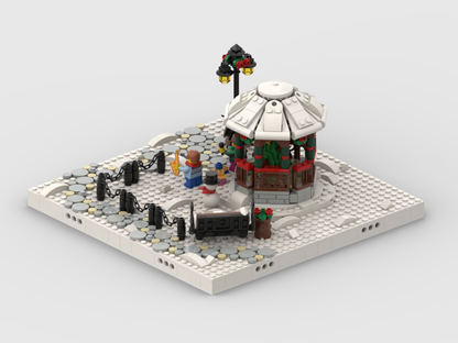MOC - Winter Village - Display for set 40778-1 - Winter Gazebo
