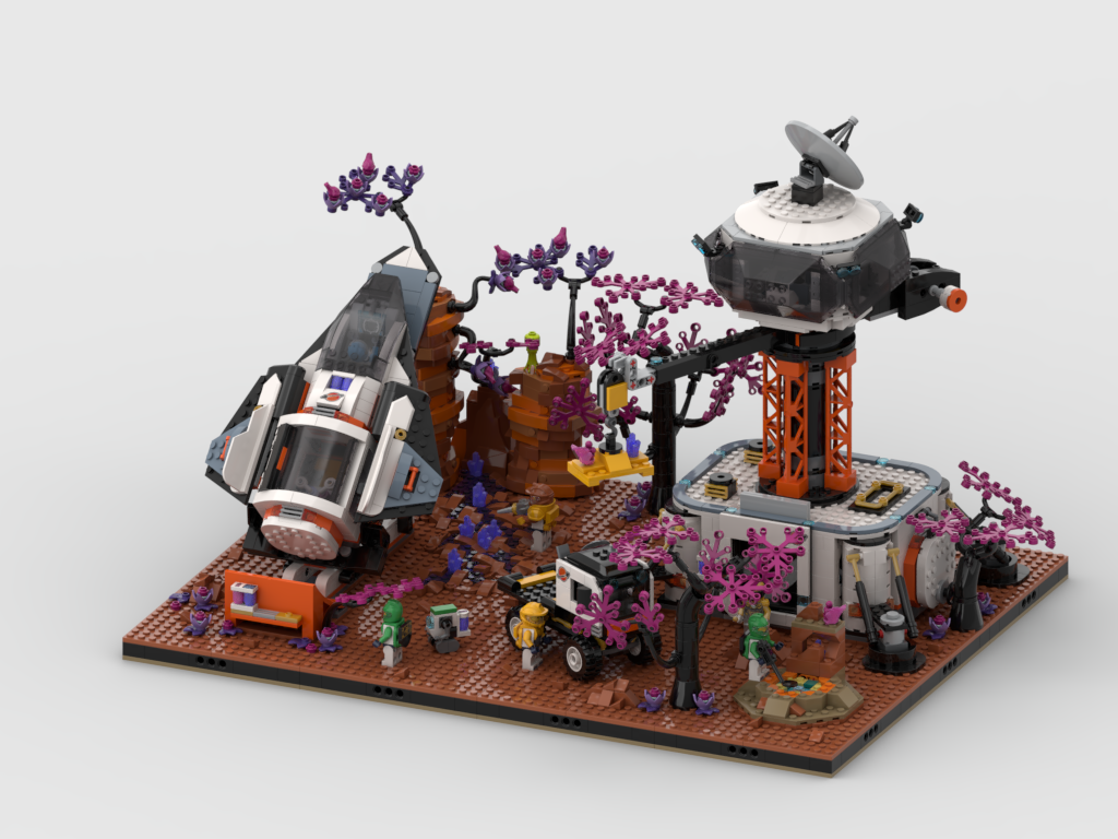 MOC - Display for set 60434 - Space Base and Rocket Launchpad – How to ...