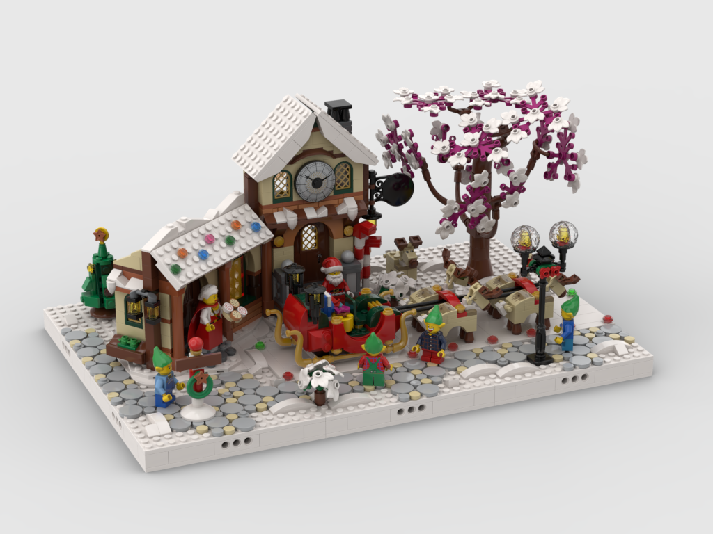 MOC - Winter Village - Display for set 10245 - Santa's Workshop