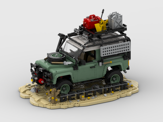 MOC - Display for set 10317 - Land Rover Classic Defender 90