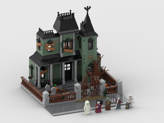 Modular display for set 31167 - Haunted Mansion (Open mode) Bro