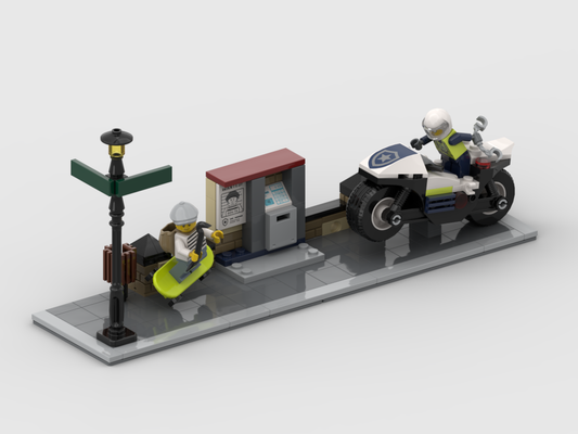 MOC - Modular Display for set 60455 - Turn every modular model into a corner