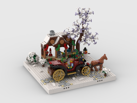 MOC - Winter Village - Display for set 40602+40603