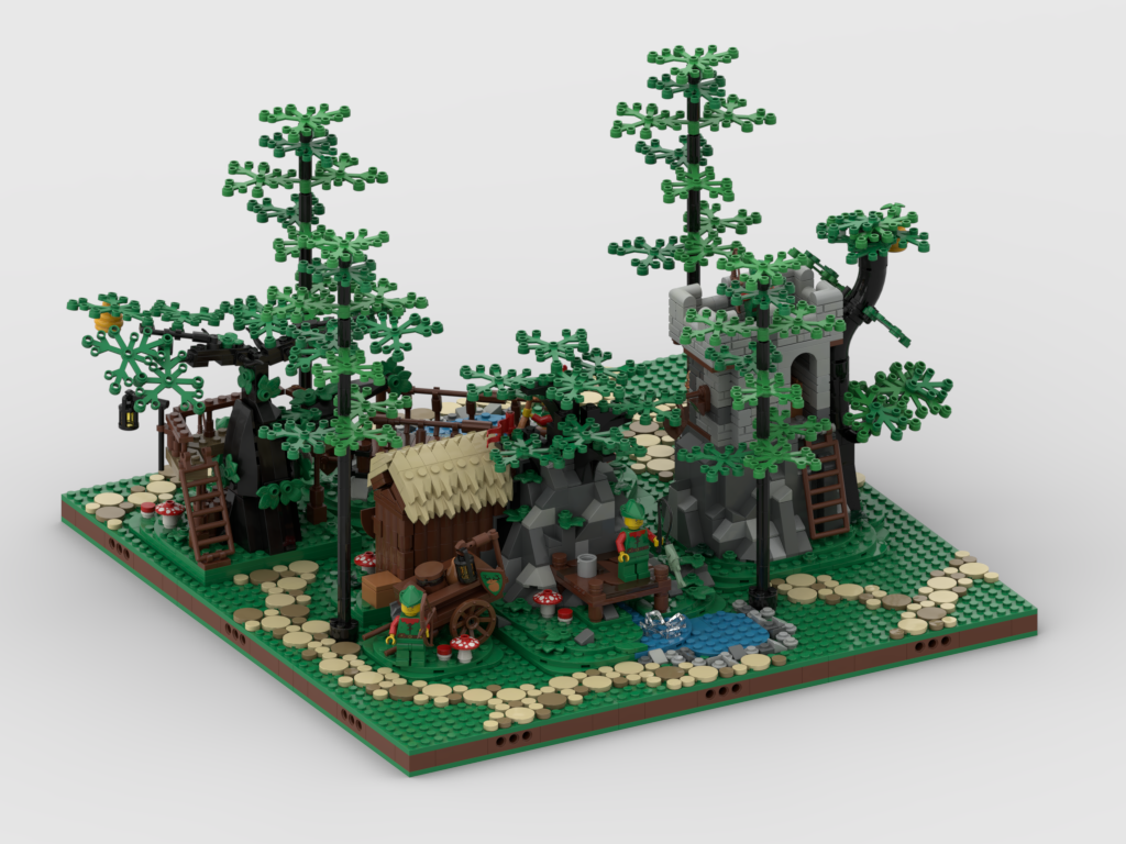 MOC - Forestmen Diorama #1