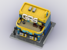 Load image into Gallery viewer, MOC - Modular Gas Station