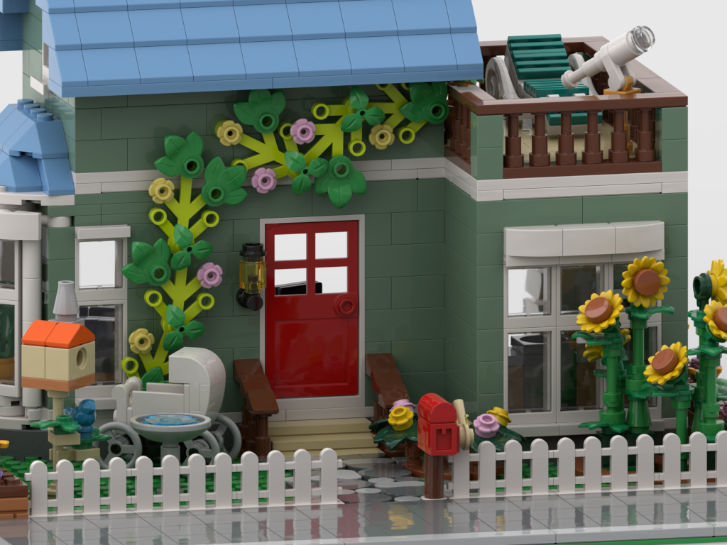 MOC - Cozy Sunflower Cottage
