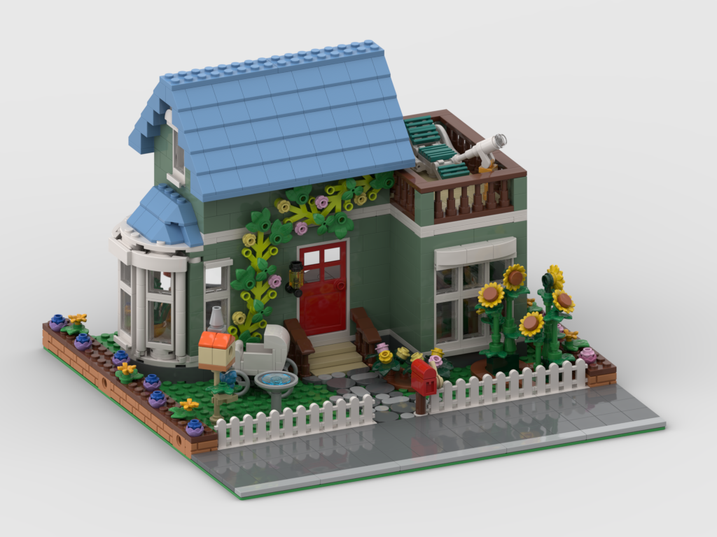 MOC - Cozy Sunflower Cottage