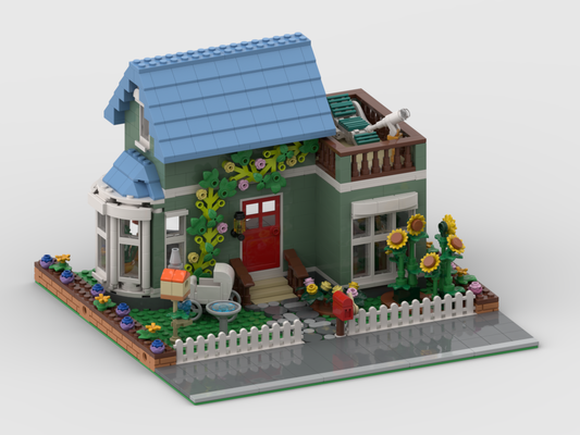 MOC - Cozy Sunflower Cottage