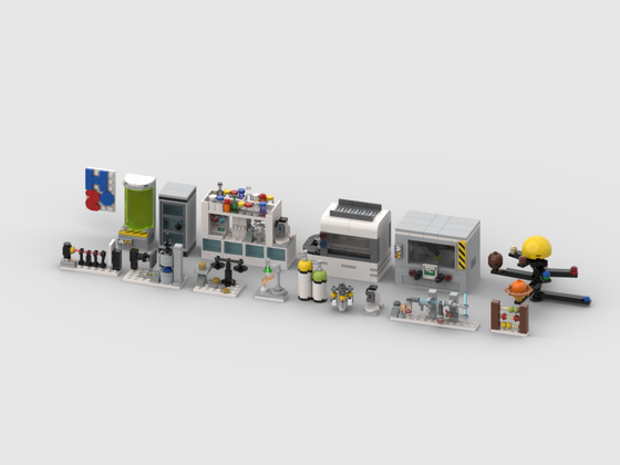 LEGO® MOC Laboratoire de chimie Recherche biologique