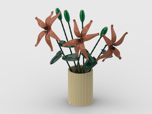 MOC - Lilian Flower in a vase #2