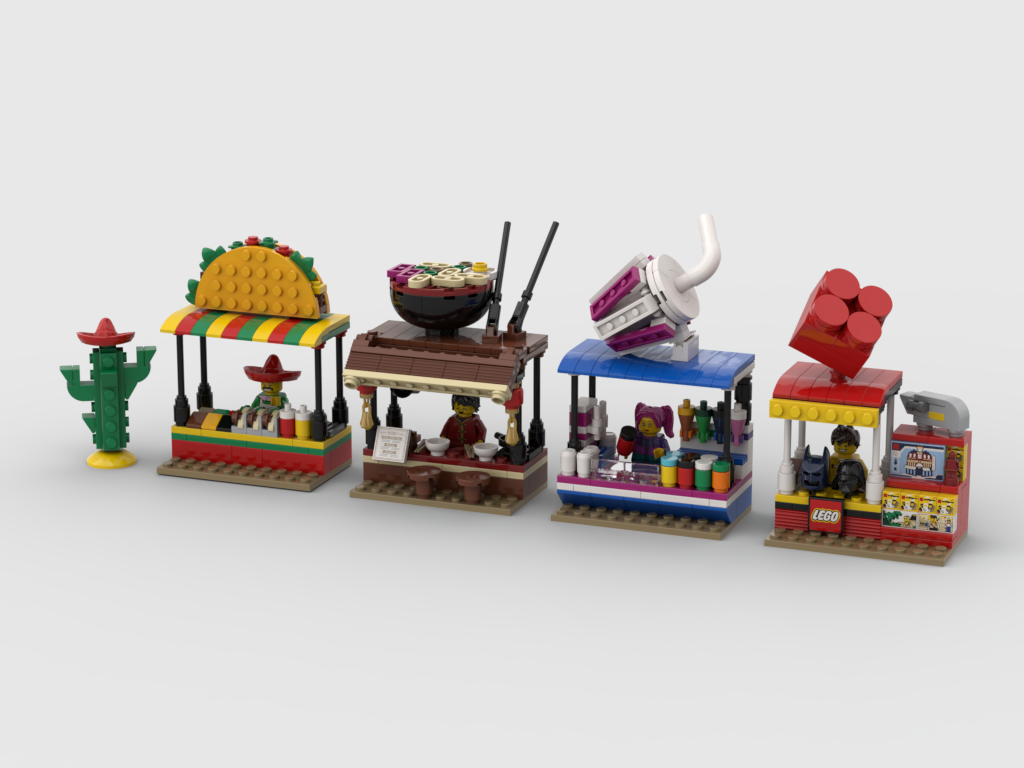 MOC - Market Stand Pack #7