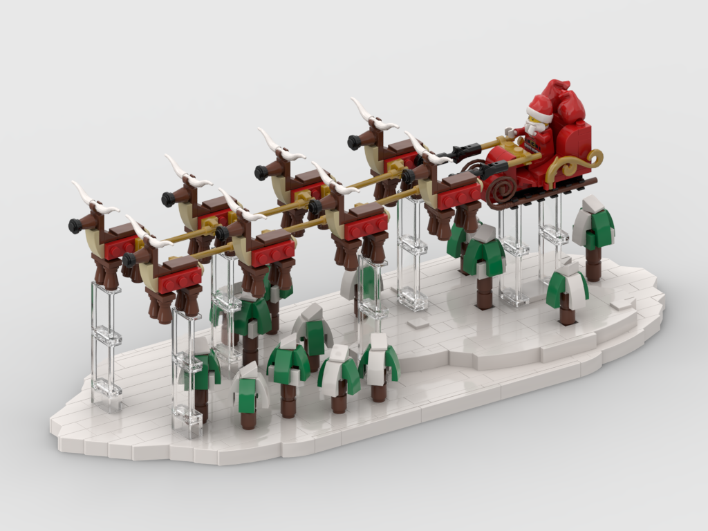 MOC - Santa's Sleigh Diorama