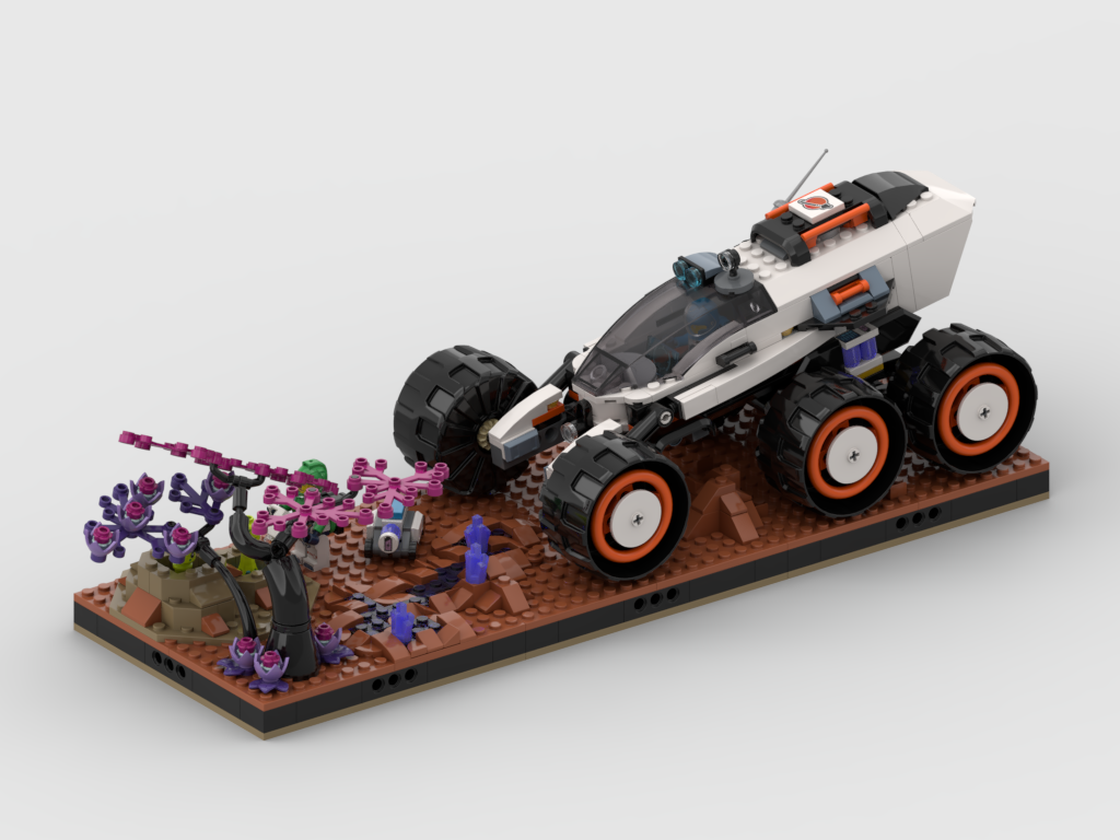 MOC - Display for set 60431 - Space Explorer Rover and Alien Life