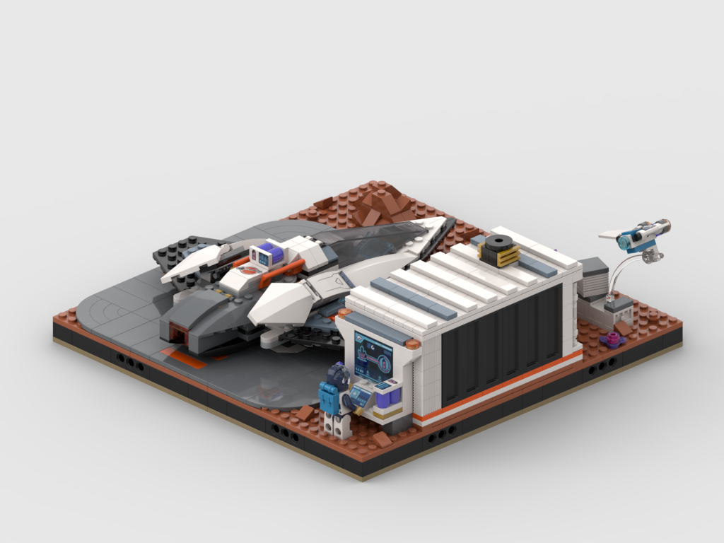 MOC - Display for set 60430 - Interstellar Spaceship