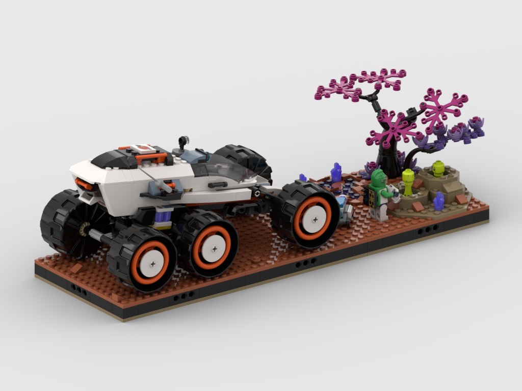 MOC - Display for set 60431 - Space Explorer Rover and Alien Life