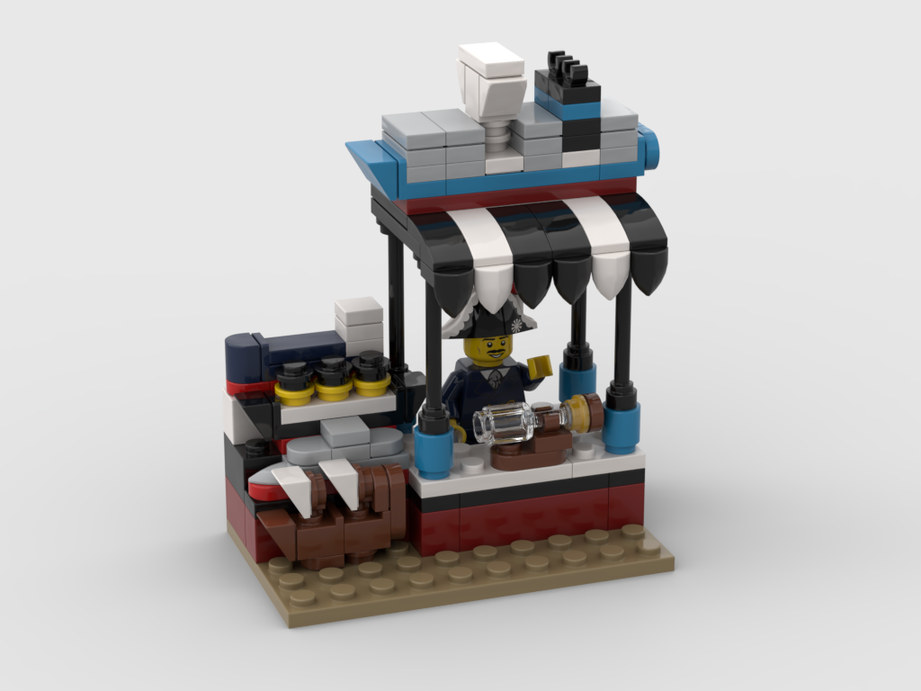 MOC - Ship Models Stand – How to build it