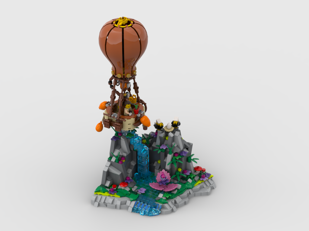 MOC - Air Balloon Diorama