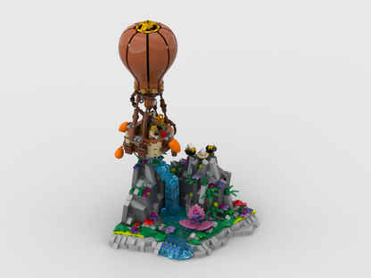 MOC - Air Balloon Diorama