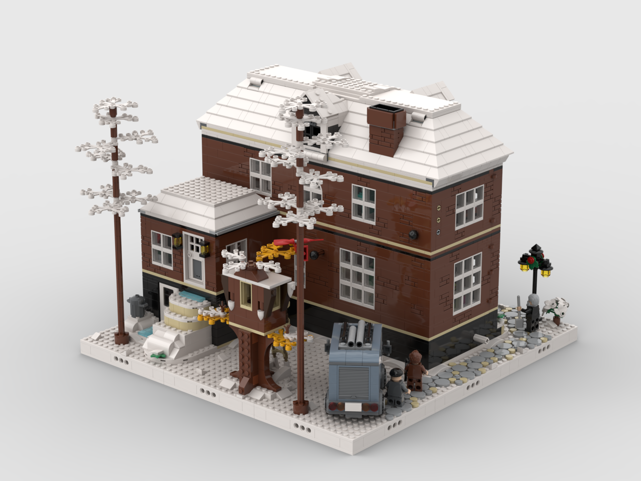 MOC - Winter Village - Display for set 21330 - Home Alone