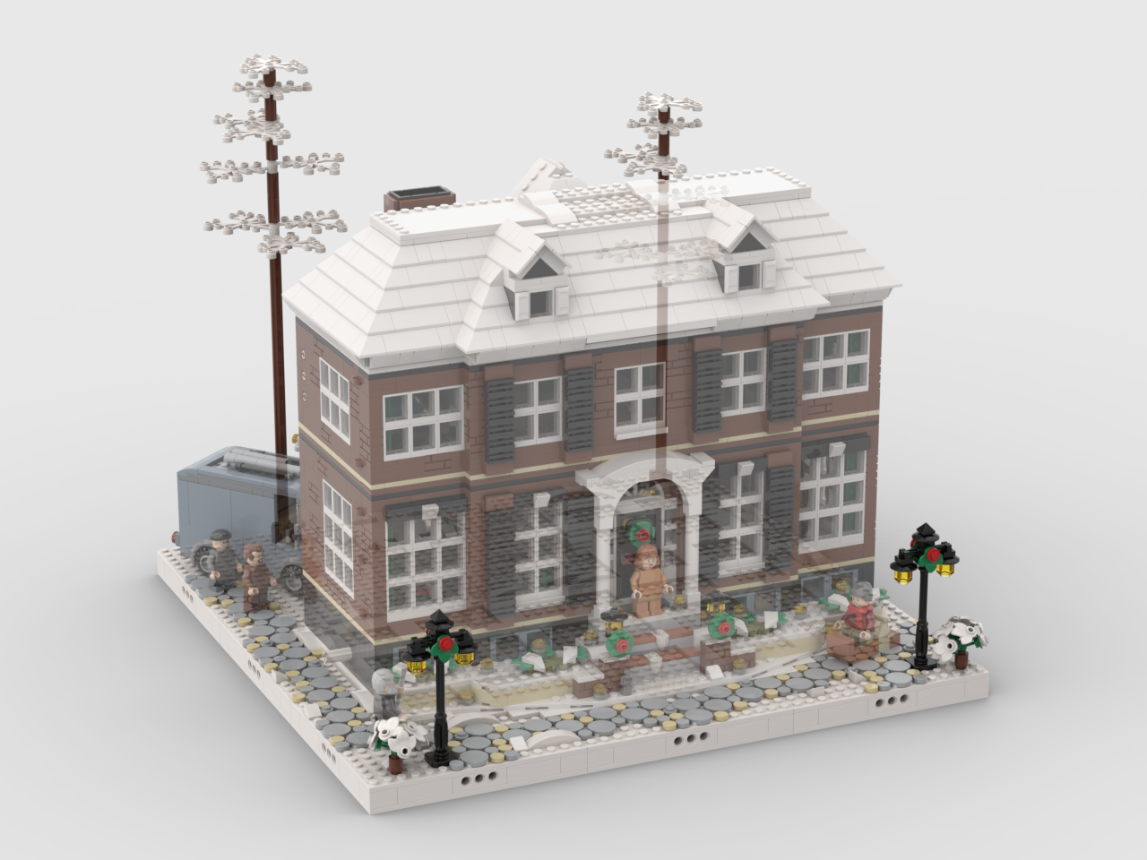 MOC - Winter Village - Display for set 21330 - Home Alone