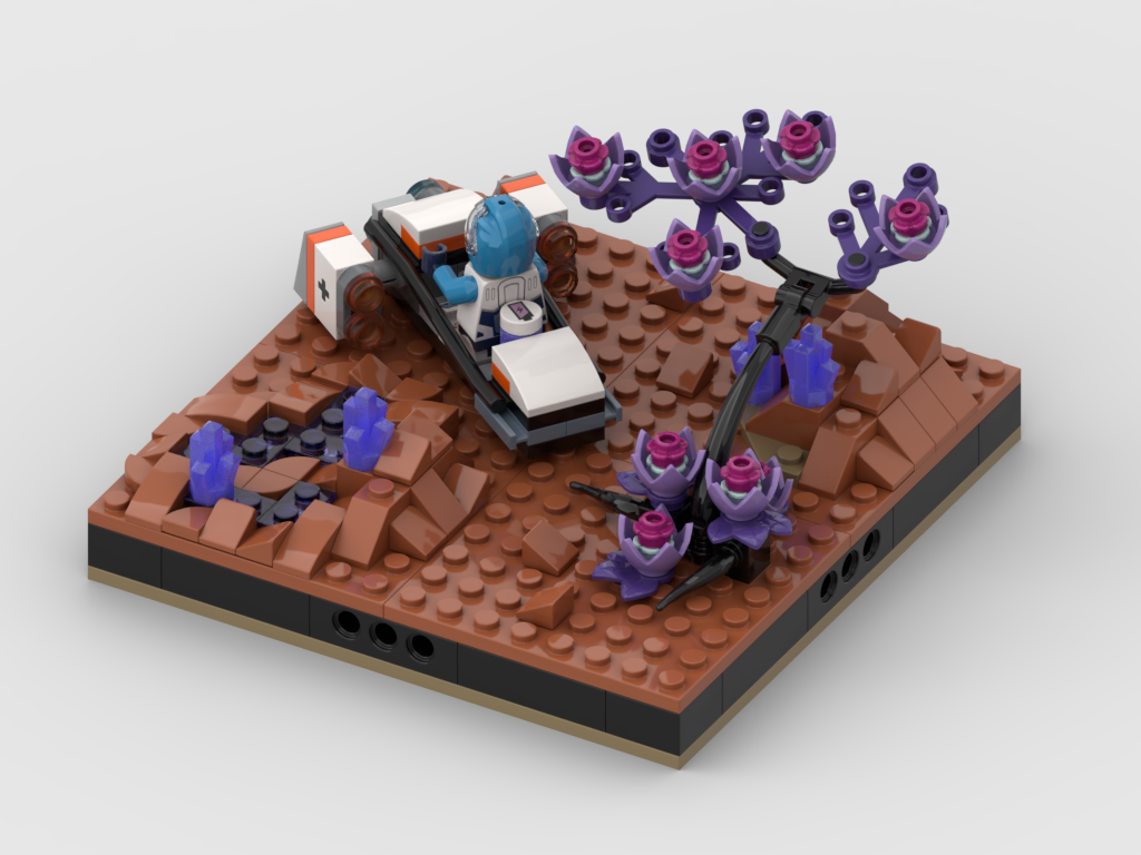 MOC - Display for set 30663 - Space Hoverbike