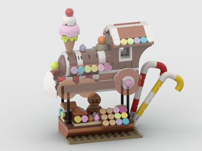 MOC - Winter Village - Display for set 40777 - Gingerbread Stand