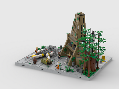 MOC - Display for set 75365 - Yavin 4 Rebel Base