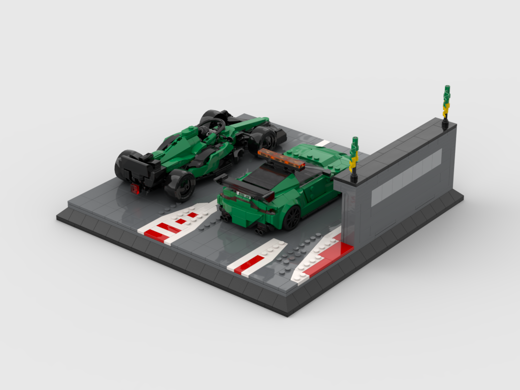 MOC - Display for set 76925 - Aston Martin Vantage Safety Car & AMR23