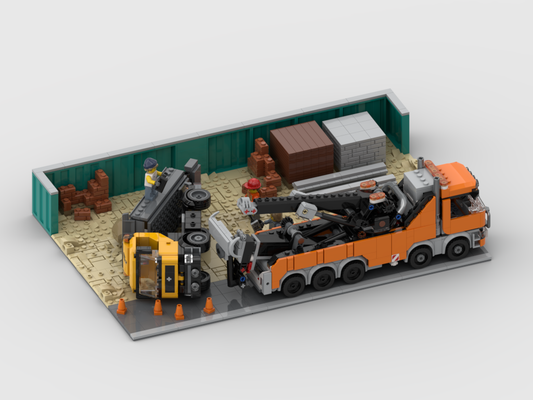MOC - Display for set 60467-1 - Heavy-Duty Recovery Tow Truck with Crane