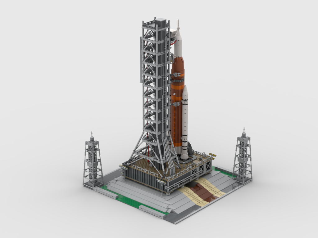 MOC - Modular NASA Artemis Space Launch System - Display for set 10341