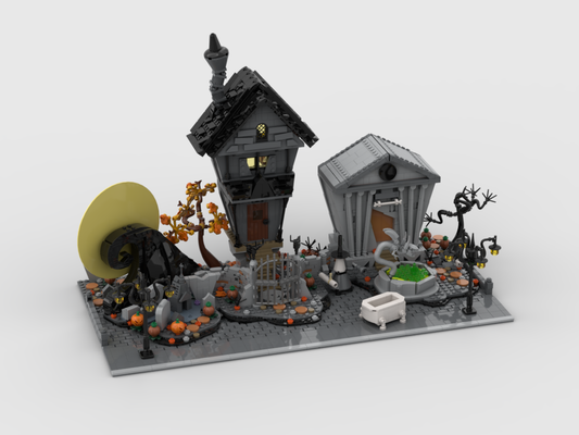 MOC - Modular Display for set 21351 - Tim Burton's The Nightmare Before Christmas