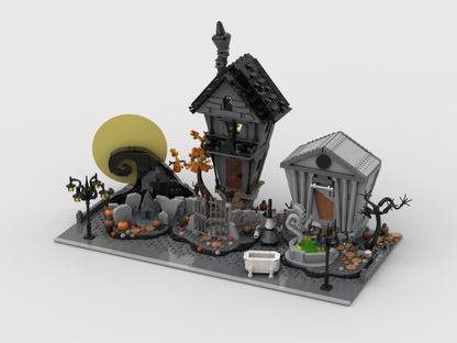 MOC - Modular Display for set 21351 - Tim Burton's The Nightmare Before Christmas