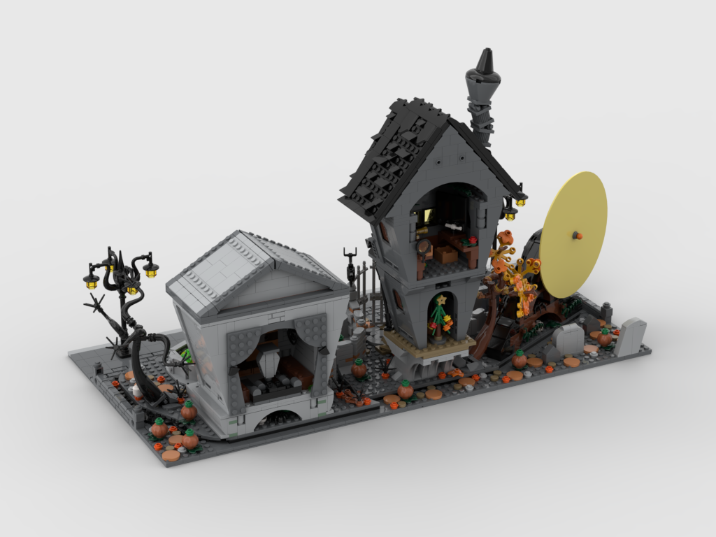 MOC - Modular Display for set 21351 - Tim Burton's The Nightmare Before Christmas