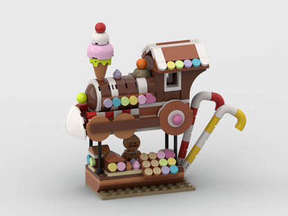 MOC - Winter Village - Display for set 40777 - Gingerbread Stand