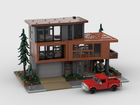 MOC - Modular Display for set 21354 - Twilight The Cullen House