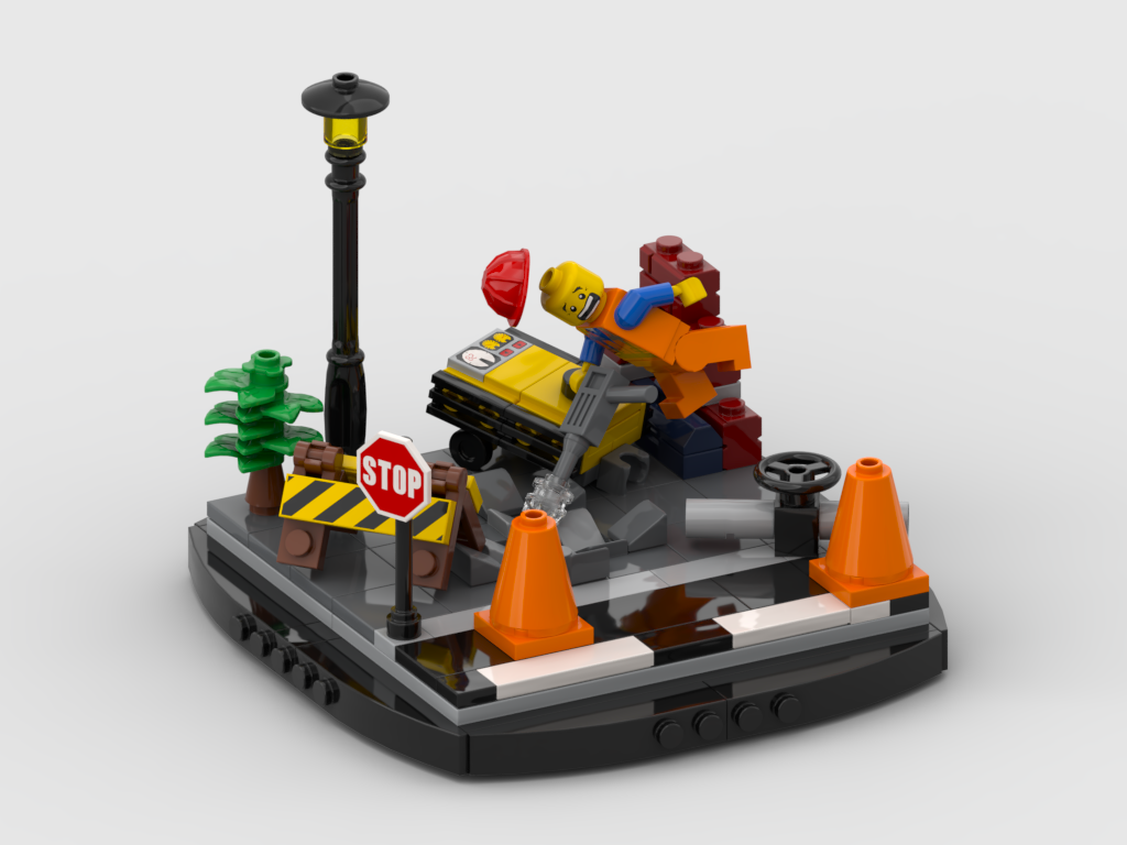 MOC - Road Construction Scene