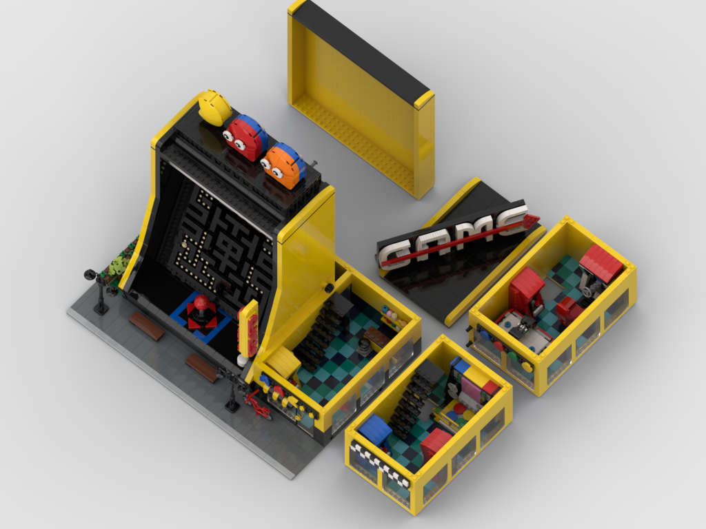 MOC - Modular Arcade Center + Display for set 10323