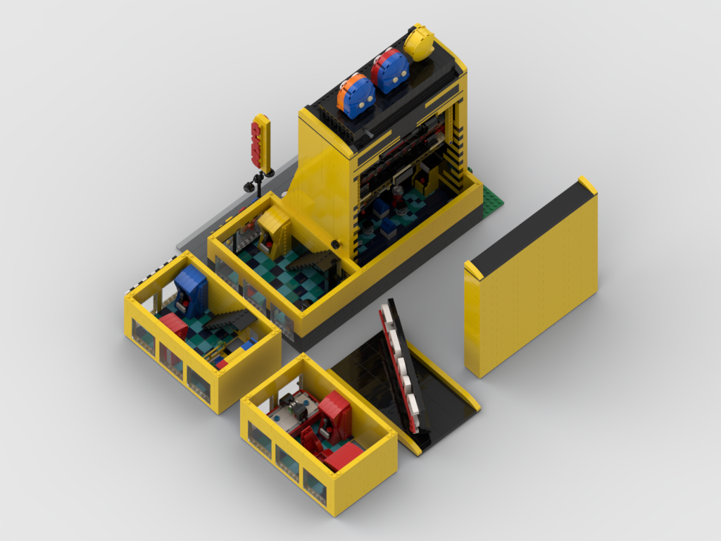 MOC - Modular Arcade Center + Display for set 10323