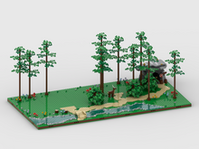 Load image into Gallery viewer, MOC - Enchanted Forest + display for set 43242 Snow White and the Seven Dwarfs&#39; Cottage
