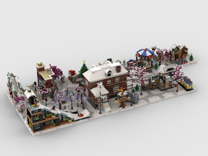 MOC - Winter Village - Display Package 2 for sets: 10235, 10245, 10249, 10259, 10263, 60366, 21330, 41756