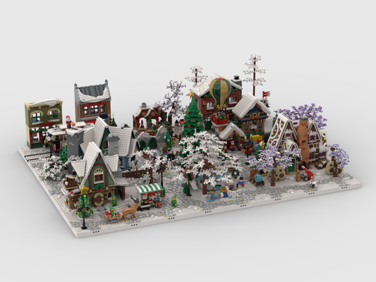 Winter Village - Display Package for sets: 10325, 40602, 40603, 10308, 10339, 40564, 40573, 10293, 10275, 40424, 40416, 10267