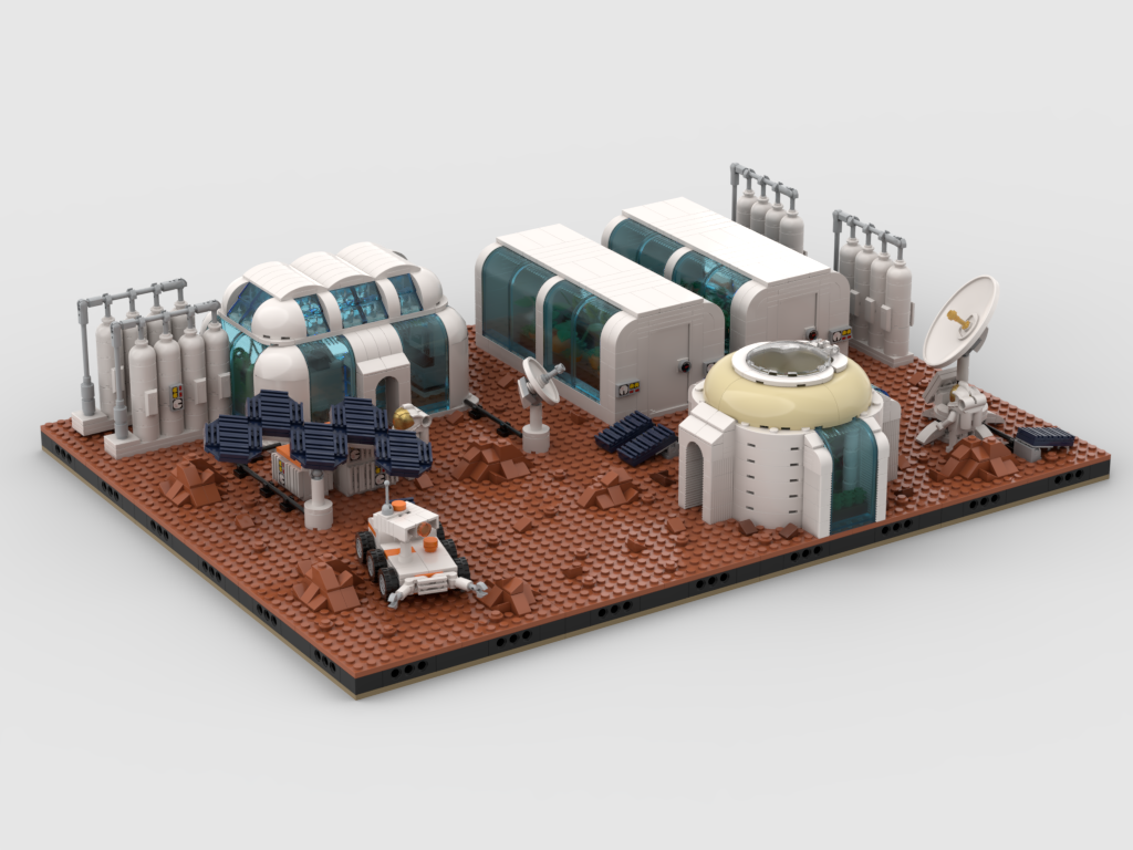 MOC - Modular Mars Diorama