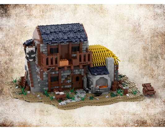 MOC - The Blacksmith House - How to build it   